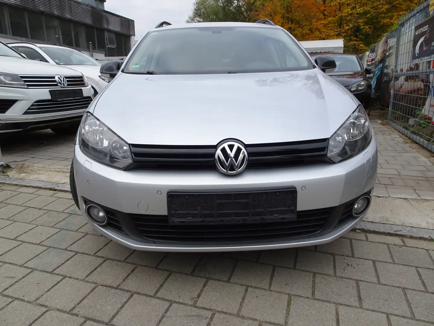 Volkswagen Golf Variant Match-tüv 04/27-200TKM SHG-SHZ-2xPDC-Klima-USW. Silber - 2