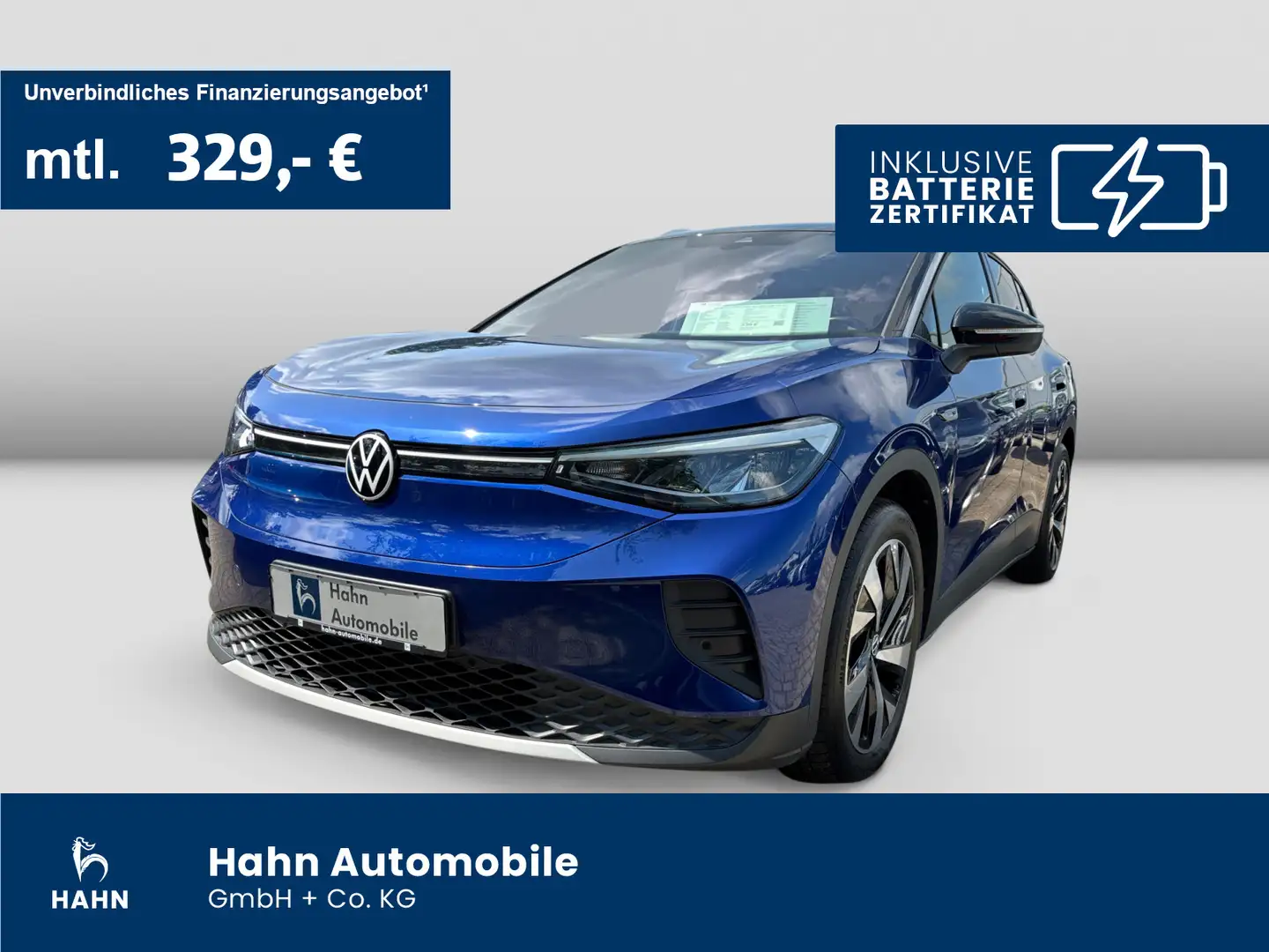 Volkswagen ID.4 Pro Performance ACC AHK CAM LED NAVI WÄRMEP Blau - 1