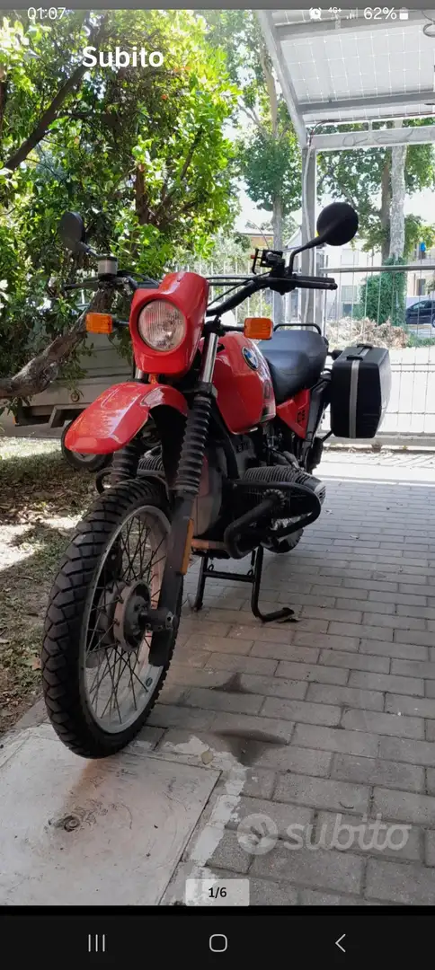 BMW R 80 r80 gs Piros - 1
