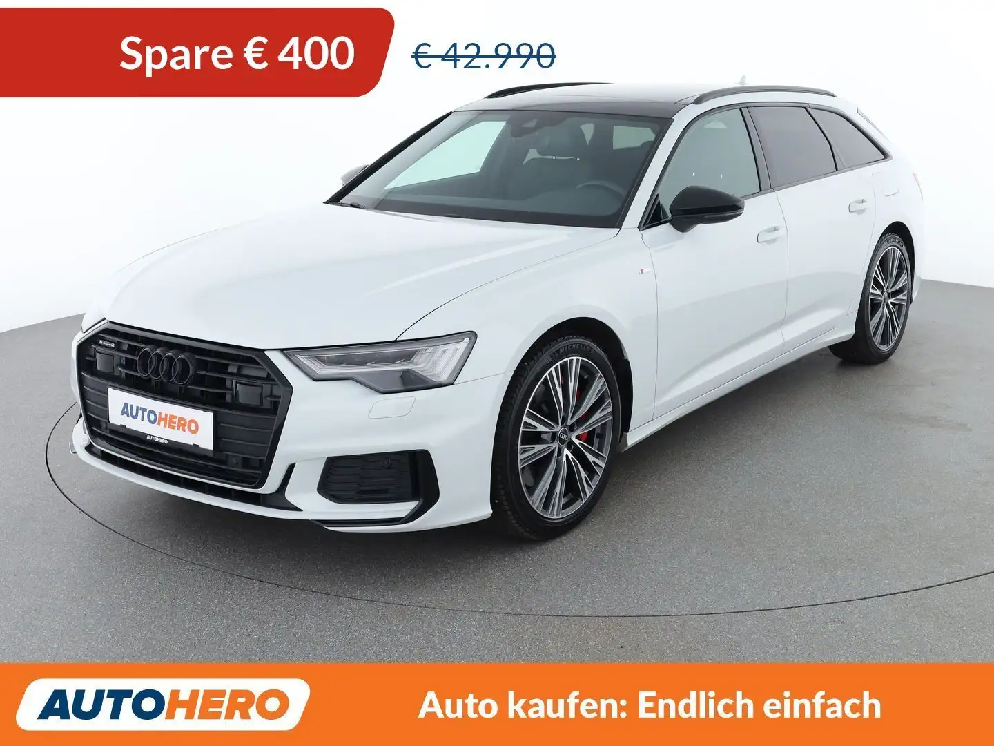 Audi A6 55 TFSIe quattro sport S line Weiß - 1