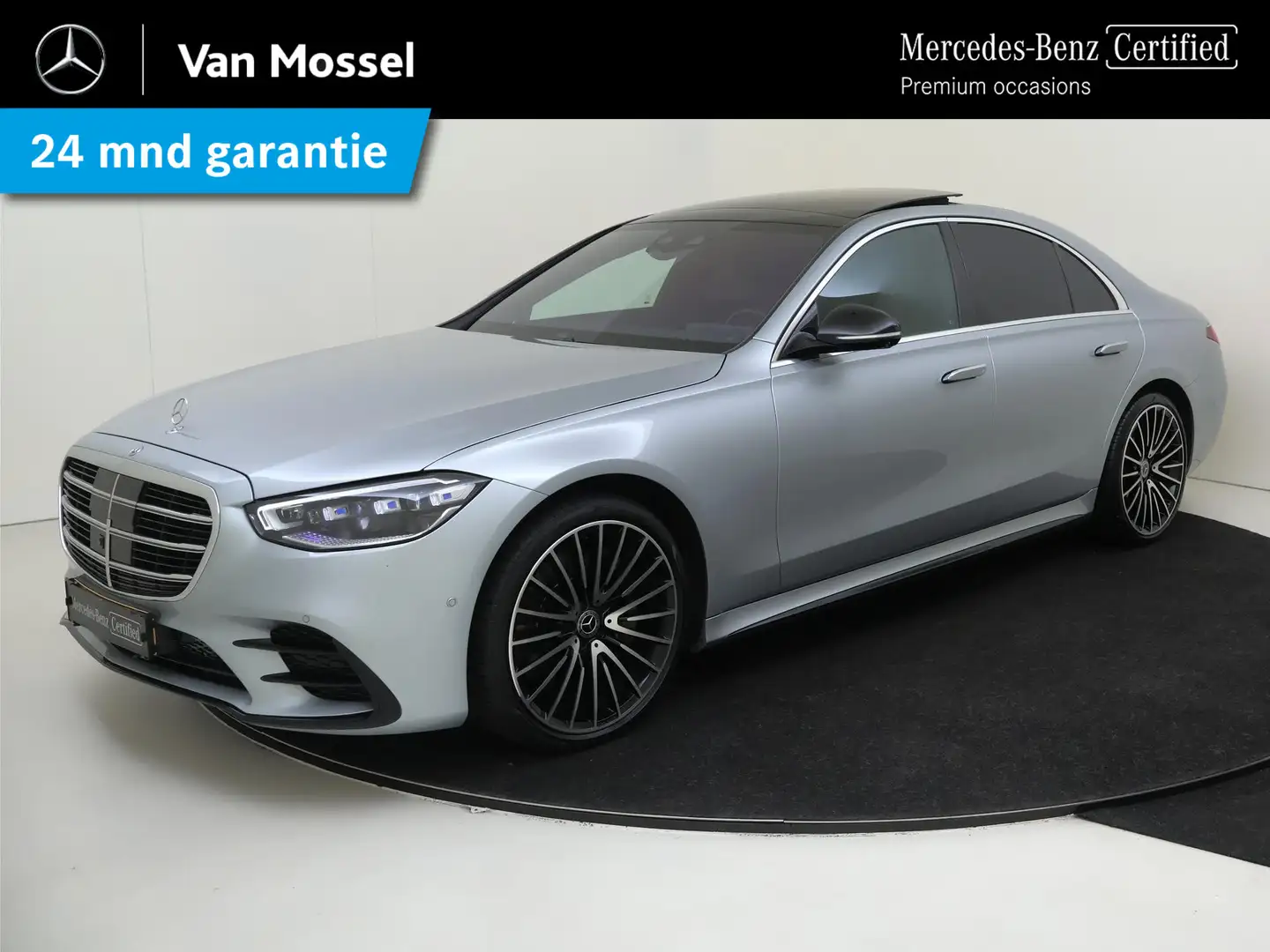 Mercedes-Benz S 400 400d 4MATIC AMG Line Rijassistentiepakket/ memory Grijs - 1