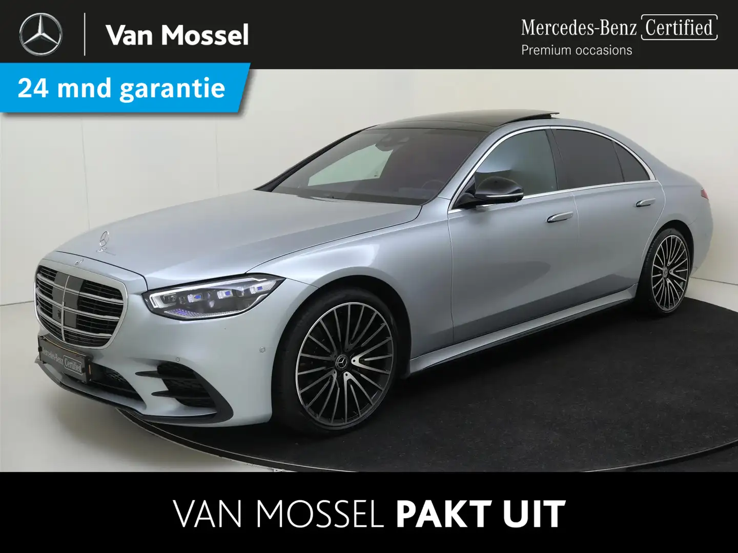 Mercedes-Benz S 400 400d 4MATIC AMG Line Rijassistentiepakket/ memory Gris - 1