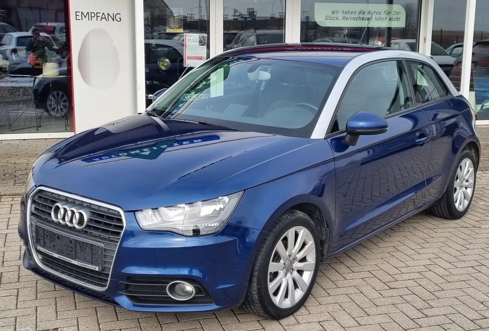 Audi A1 ambition+Klimaauto/PDC/Sitzh./8fach bereift! Blau - 1