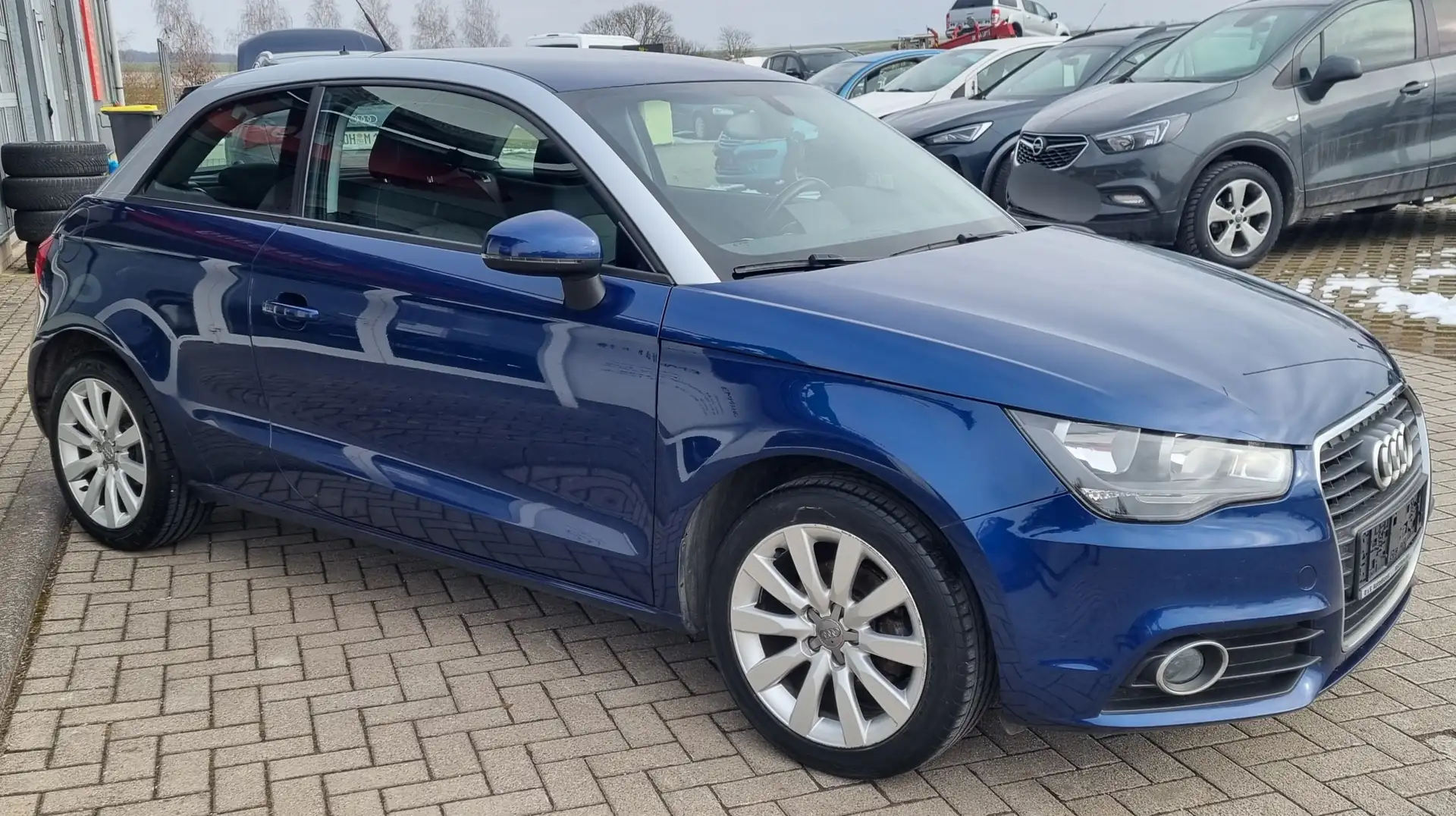 Audi A1 ambition+Klimaauto/PDC/Sitzh./8fach bereift! Blau - 2