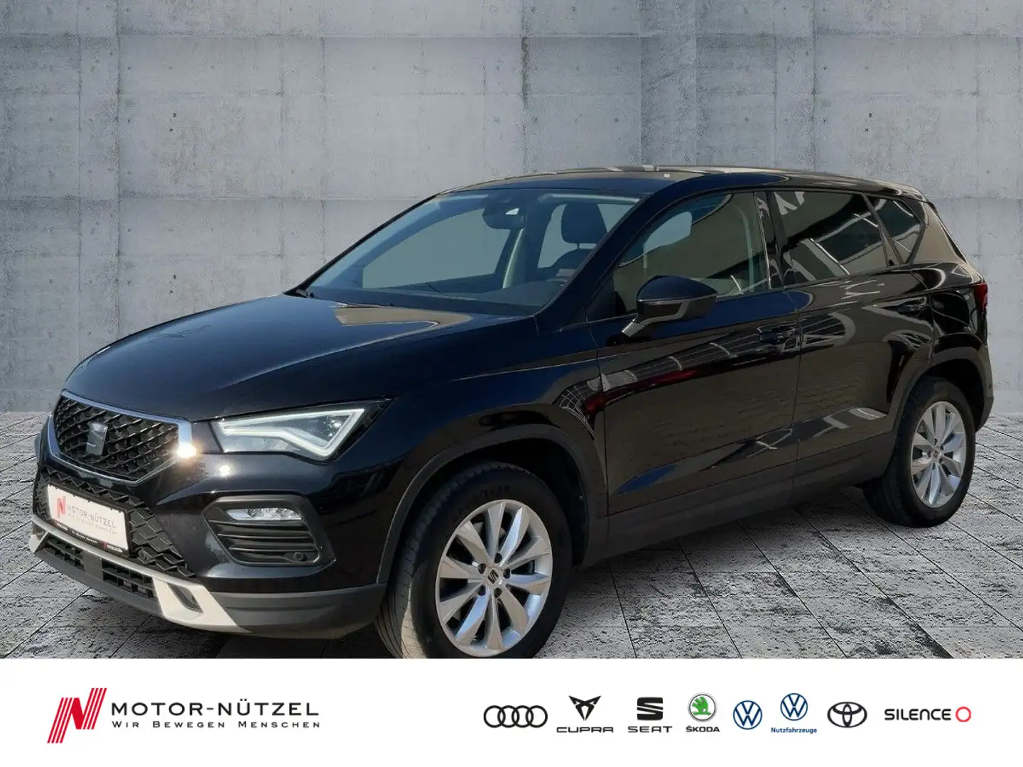SEAT Ateca 2.0TDI 4D DSG STYLE LED+NAV+ACC+STDHZG+AHK Schwarz - 1