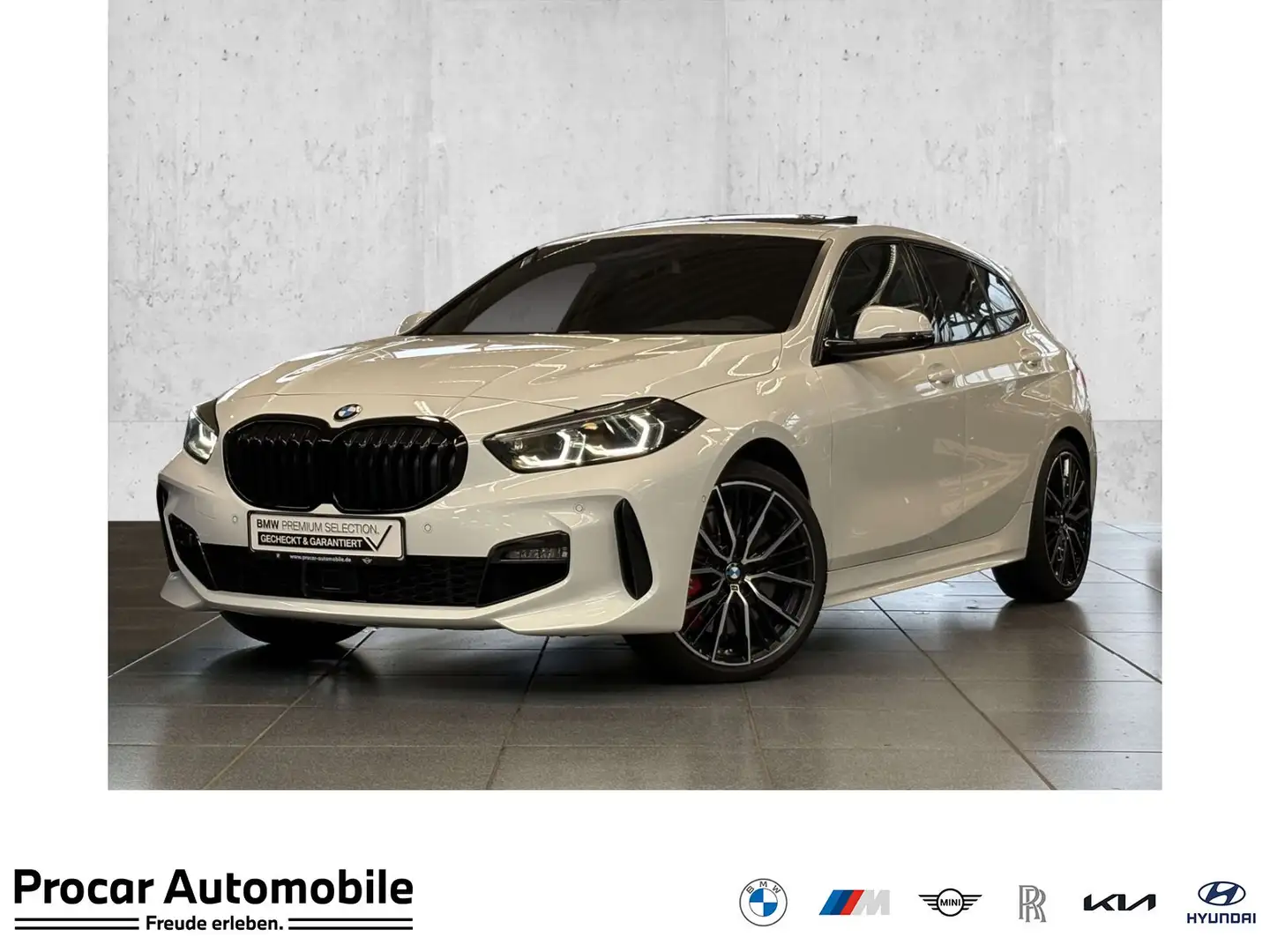 BMW 120 i M Sport Pro DA PA ACC Pano H/K AdapLED 19" LMR Weiß - 1