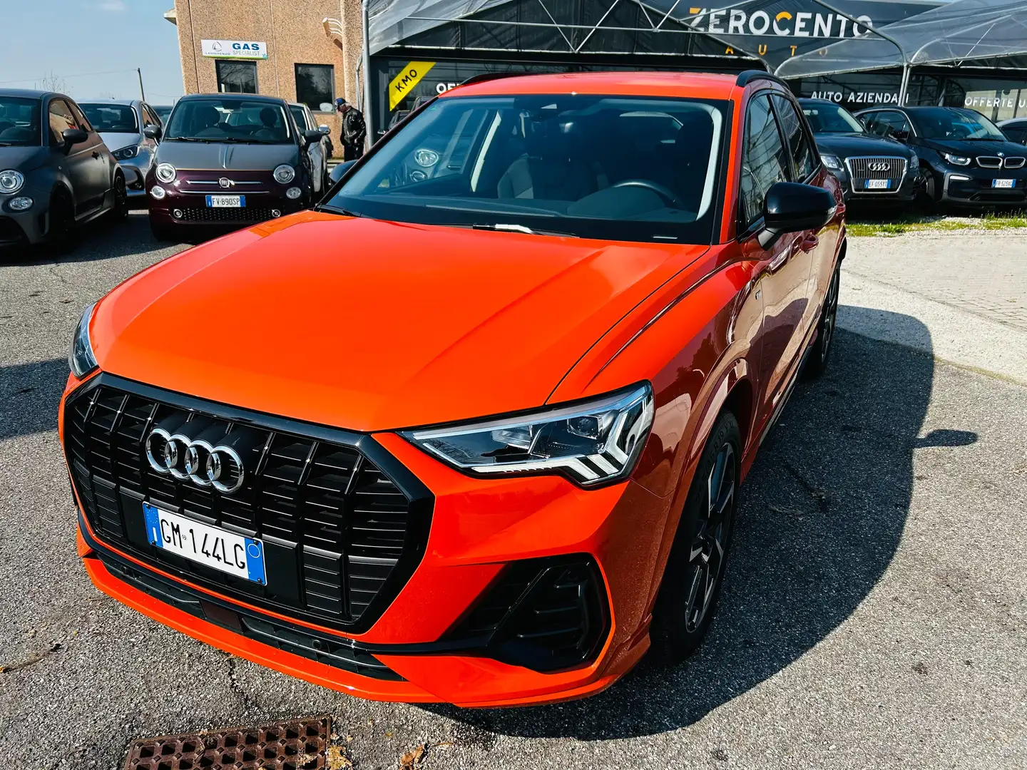 Audi Q3 Q3 35 2.0 tdi S line edition s-tronic Arancione - 2