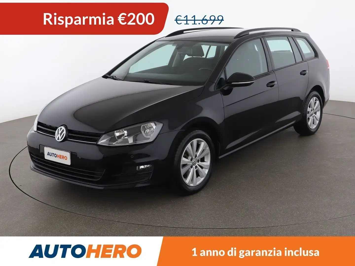 Volkswagen Golf 1.6 TDI Comfortline   110 CV Nero - 1