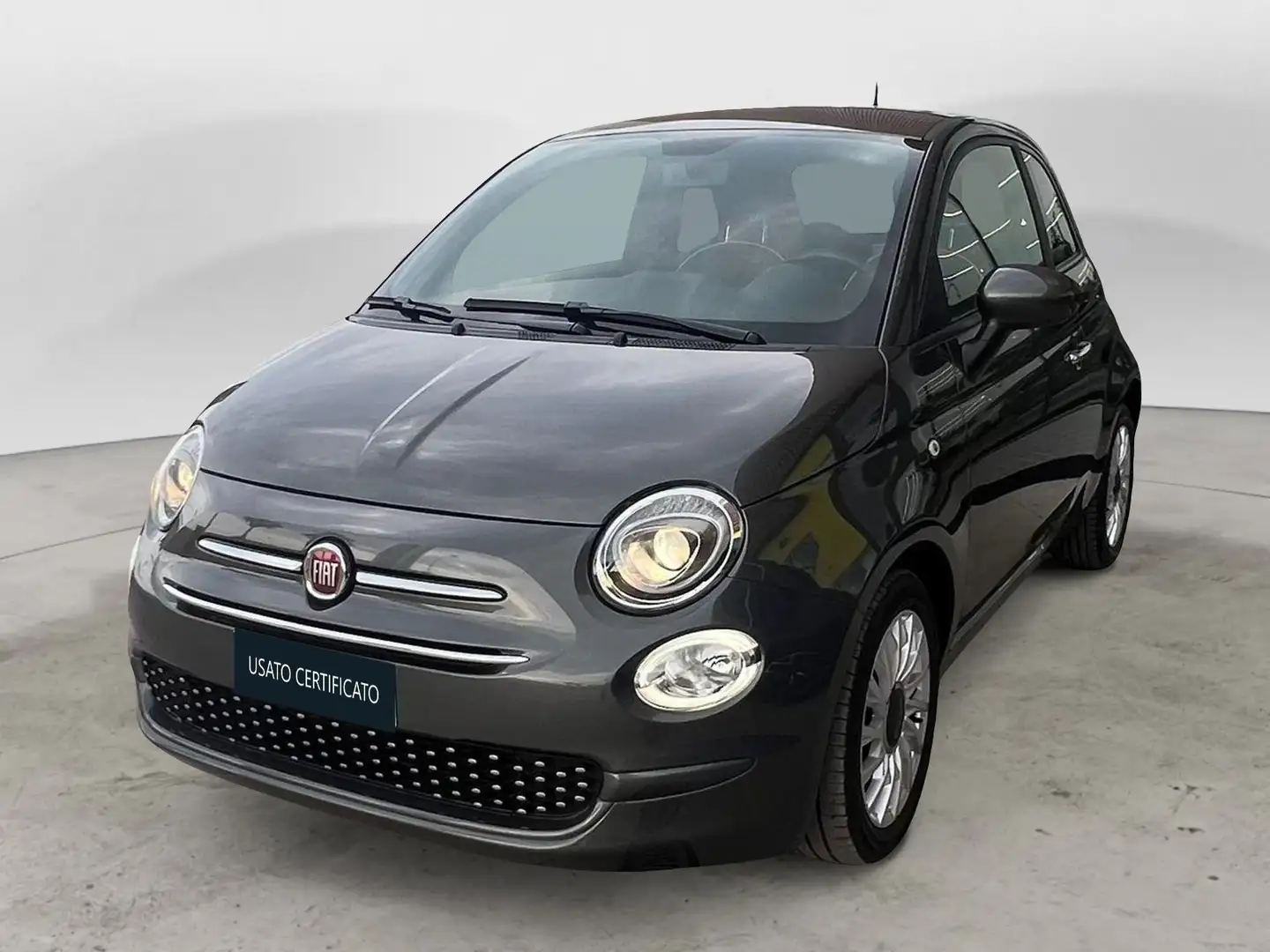 Fiat 500 1.0 Hybrid 70 CV Lounge Gris - 1