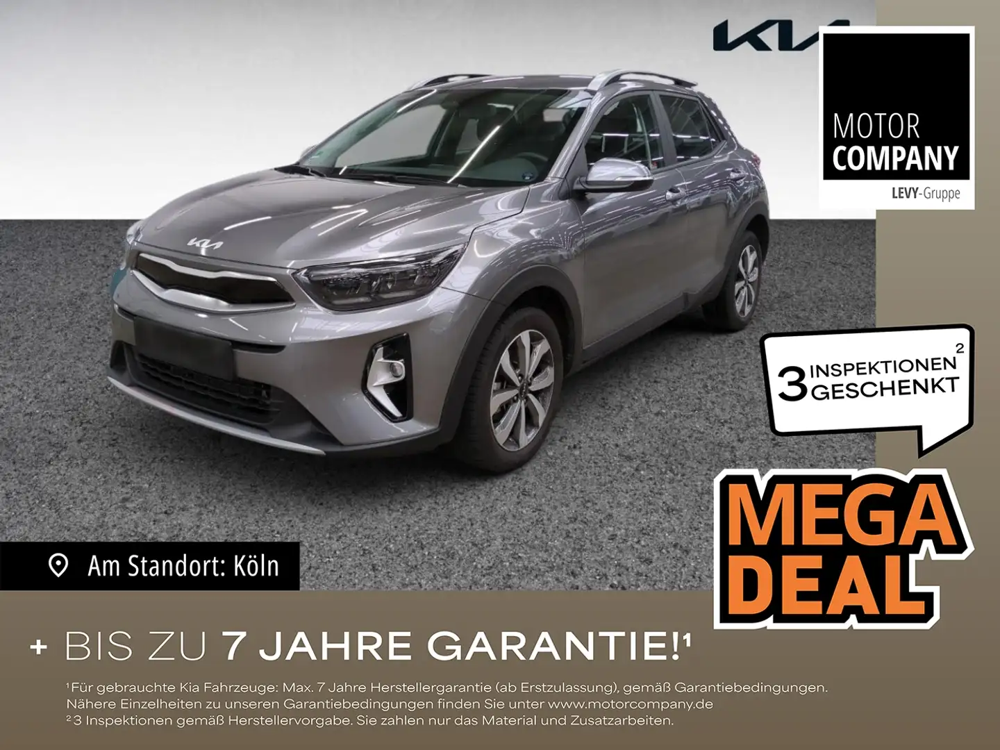 Kia Stonic 1.0 T-GDI Vision +DCT+Allwetter+Navi+R.Kam Gri - 1