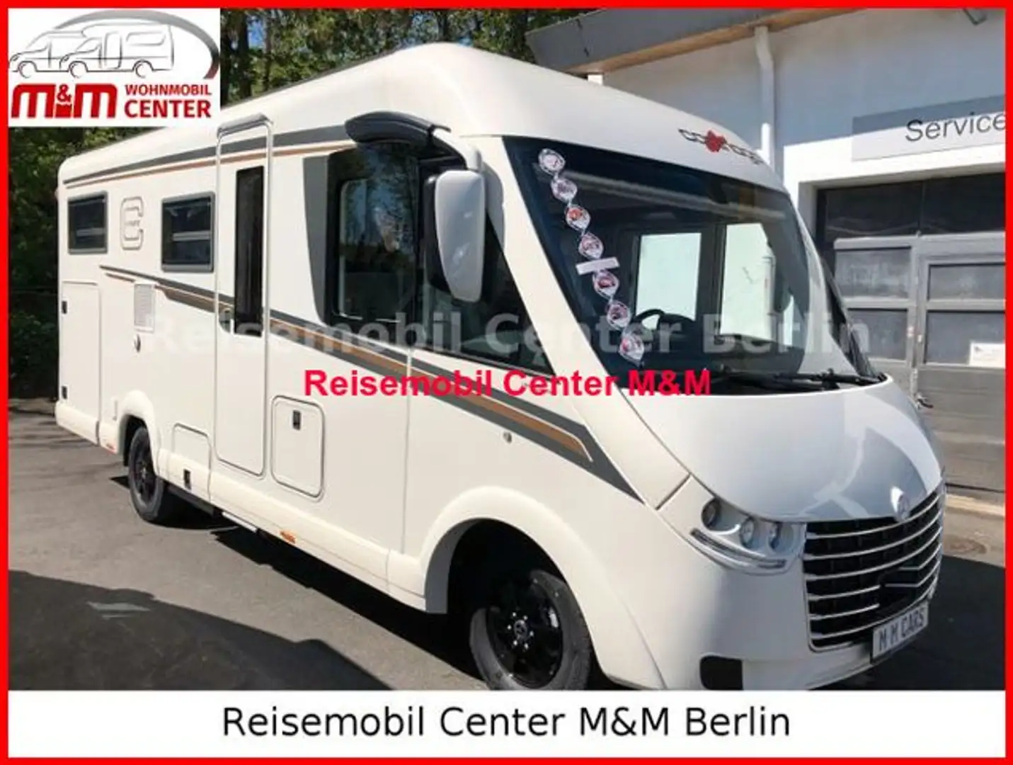 Carthago c-tourer I 143 LE MB Mercedes Benz 7 J. Garantie Wit - 1