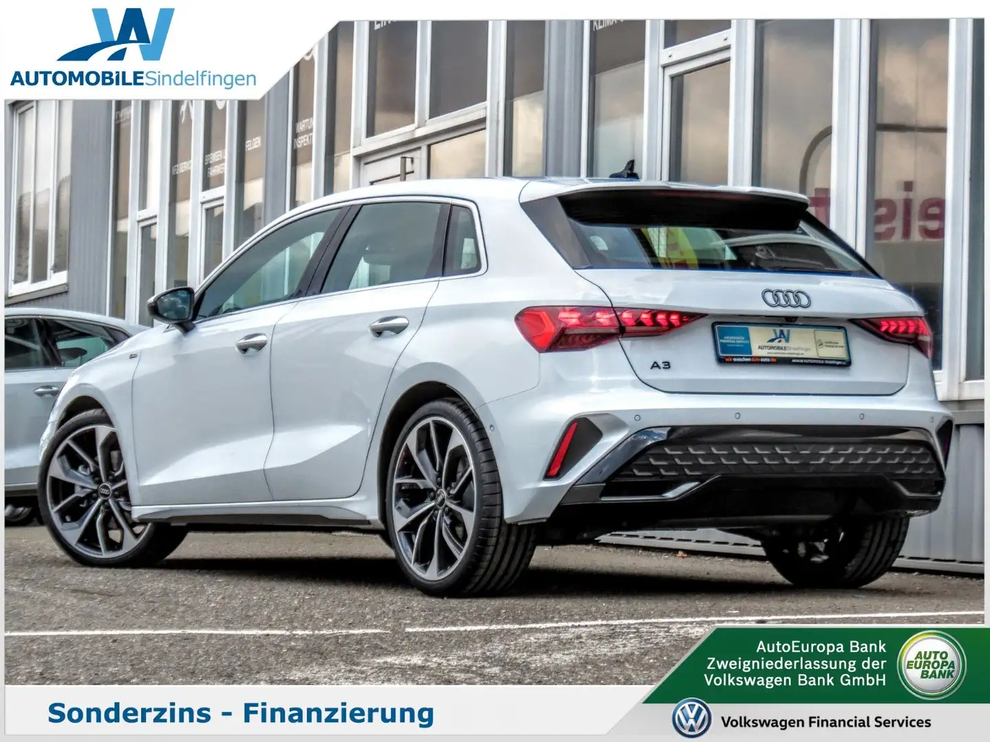 Audi A3 Sportback 35TDI 2x S line MATRIX PANO 19"ALU Biały - 2