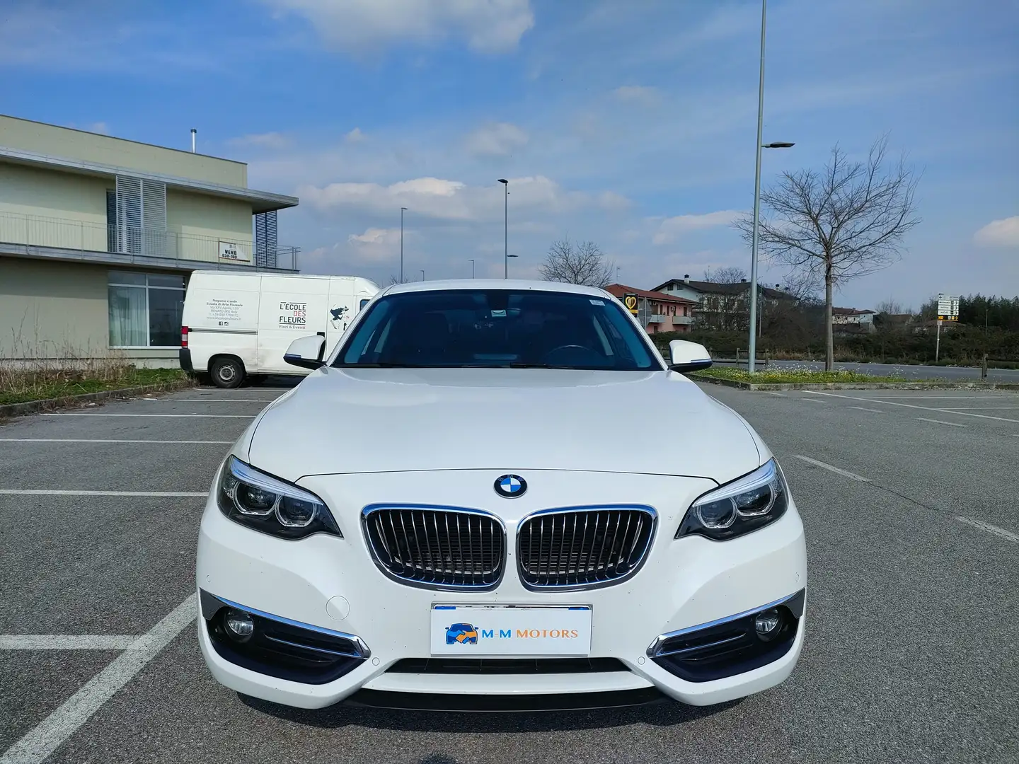 BMW 218 d Coupé Luxury automatica Blanco - 2