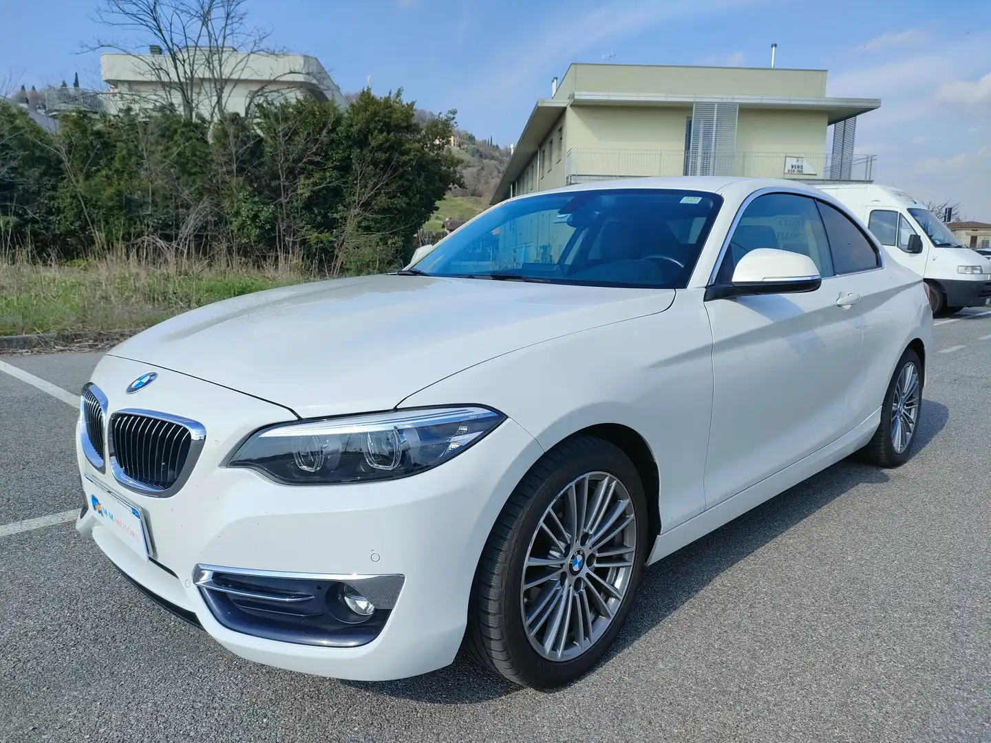 BMW 218 d Coupé Luxury automatica Blanc - 1