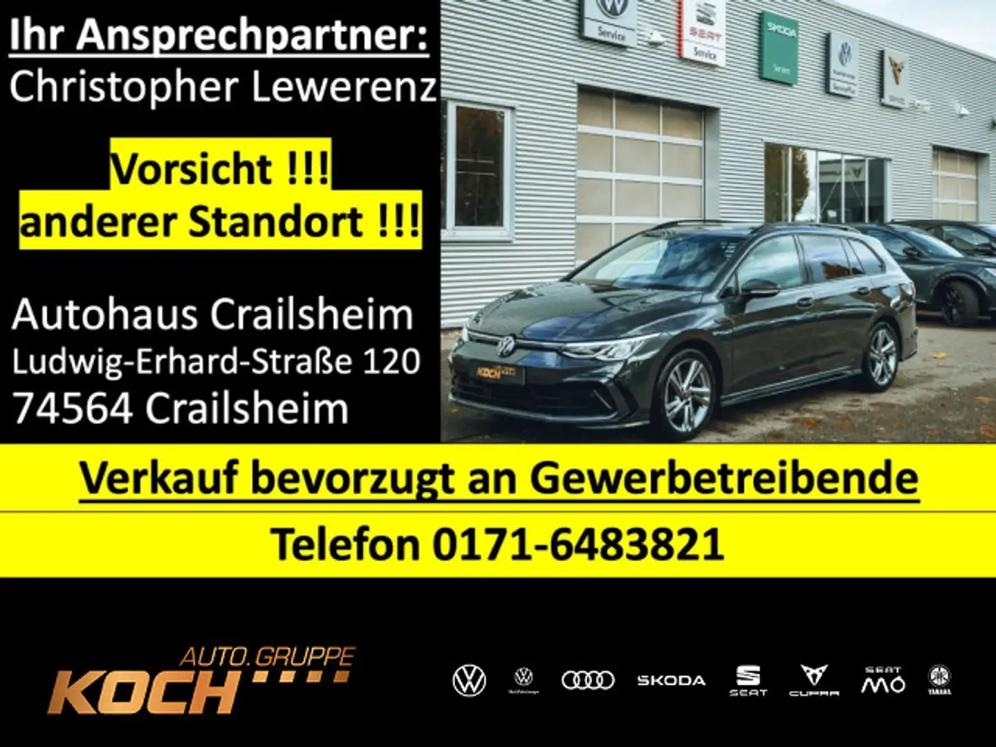 Volkswagen Golf Variant Golf VIII 2.0 TDI R-line DSG AHK Navi Kamera Zilver - 1