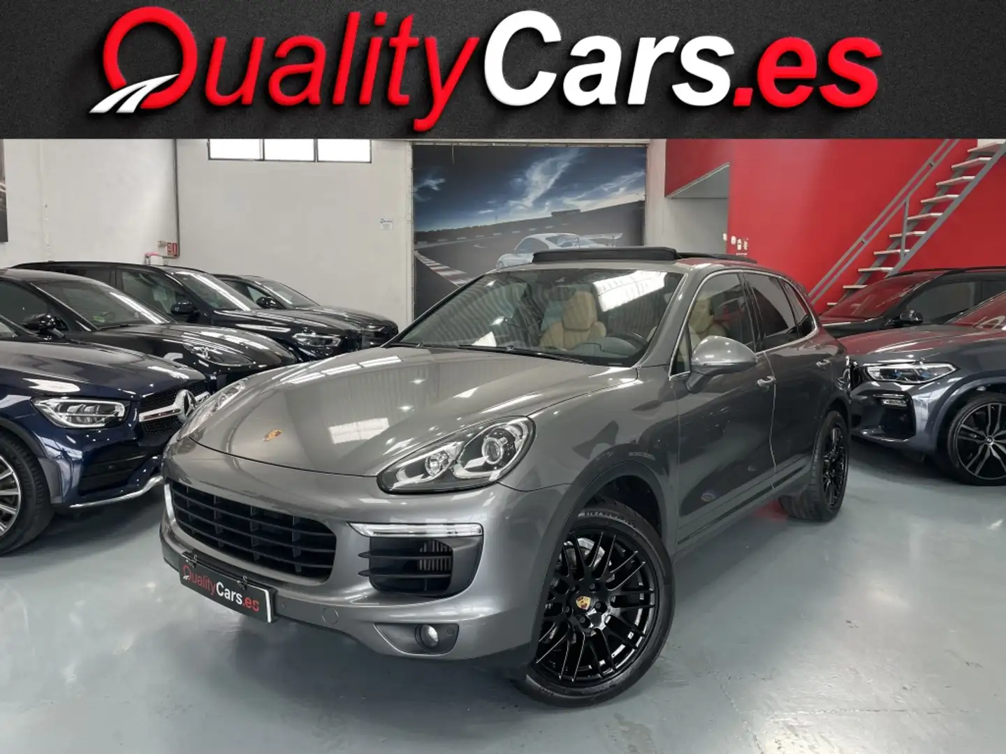 Porsche Cayenne Diesel Aut. Gris - 1