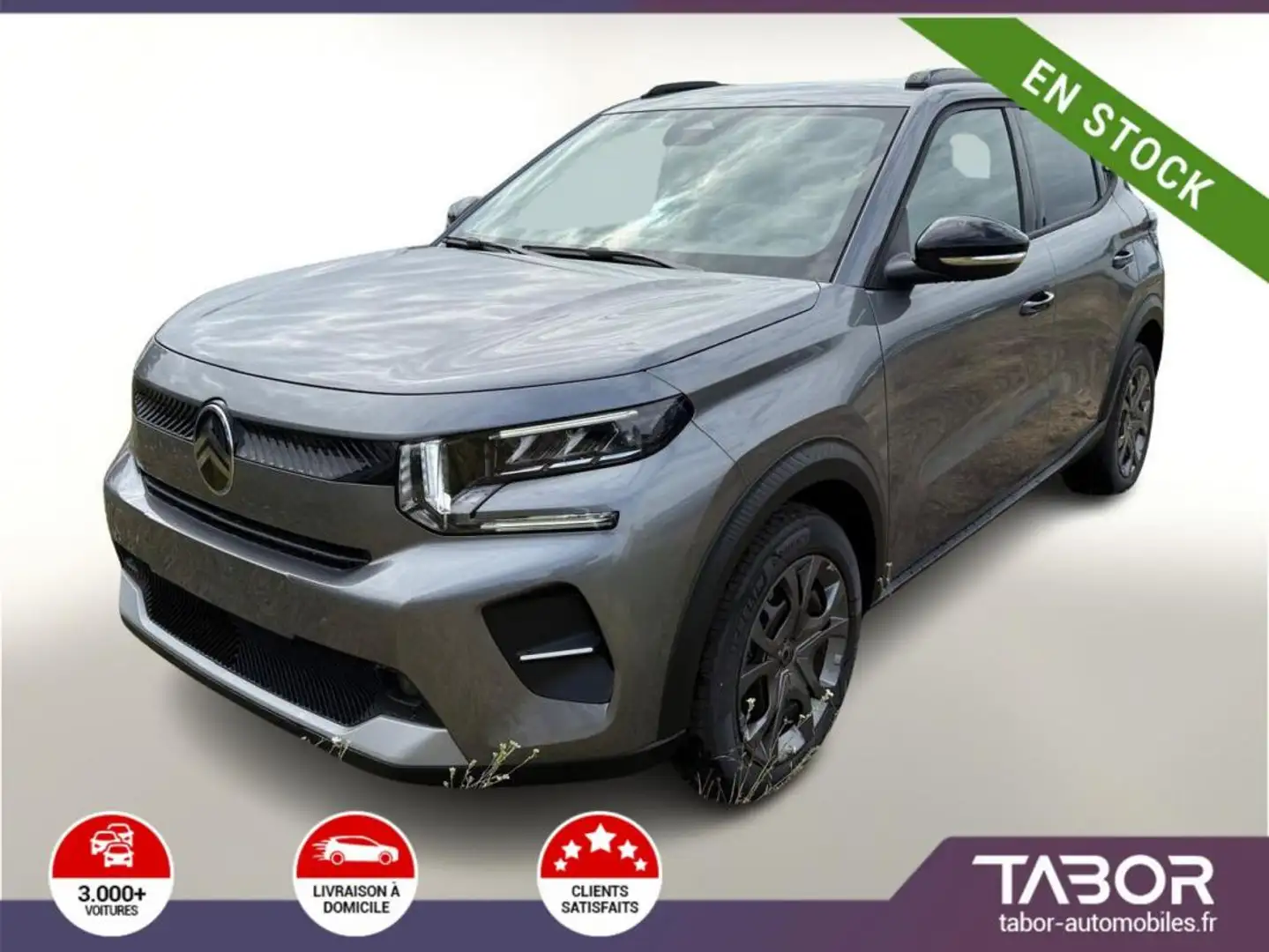 Citroen C3 1.2 Turbo 100 MAX HUD LED GPS Cam Gris - 1