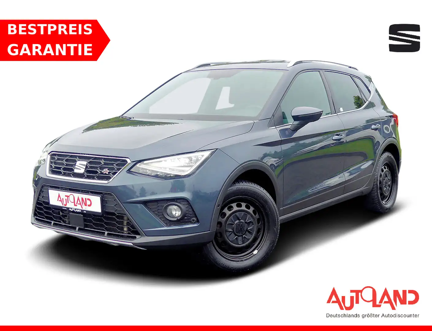 SEAT Arona 1.0 TSI FR LED Navi Sitzheizung Tempomat Grau - 1