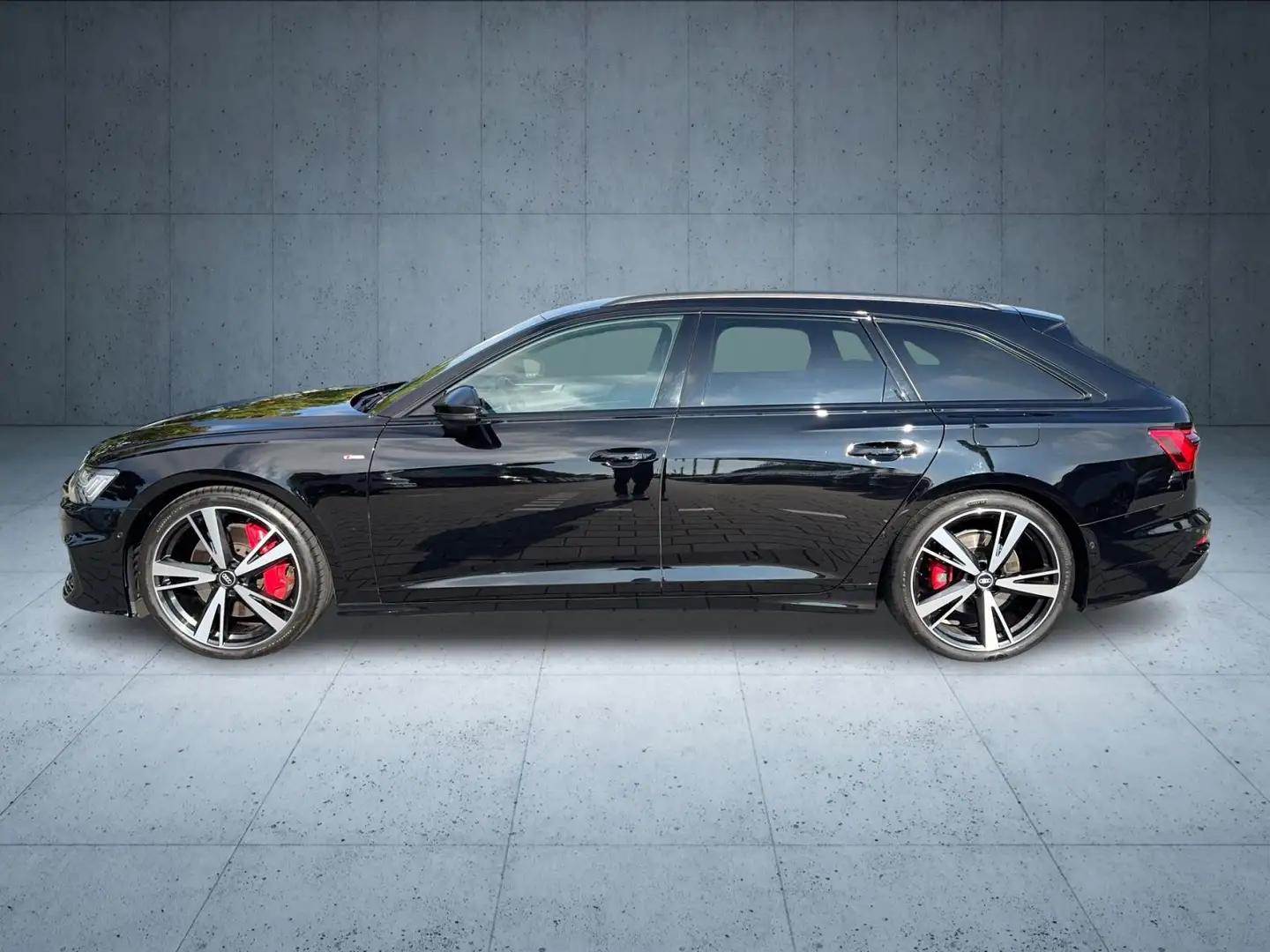 Audi A6 S line 55 TFSI e HDMatrix/21"/4xSHZ/Nav Zwart - 2