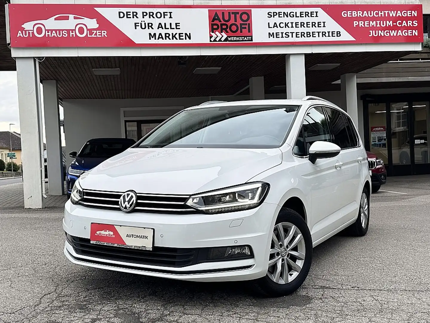Volkswagen Touran Highline 1,4 TSI DSG *LED, Navigation, ACC, Gar... Weiß - 1