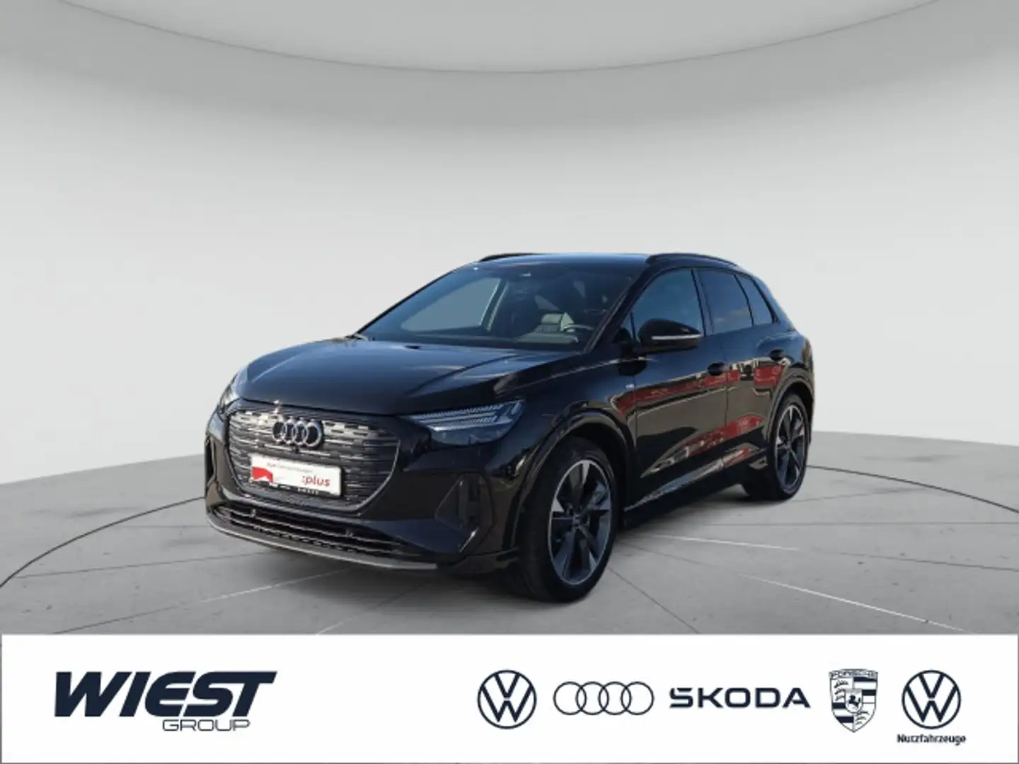 Audi Q4 e-tron 40 S LINE/MATRIX/KAM/AHK/NAVI/VIRTUAL/ Schwarz - 1