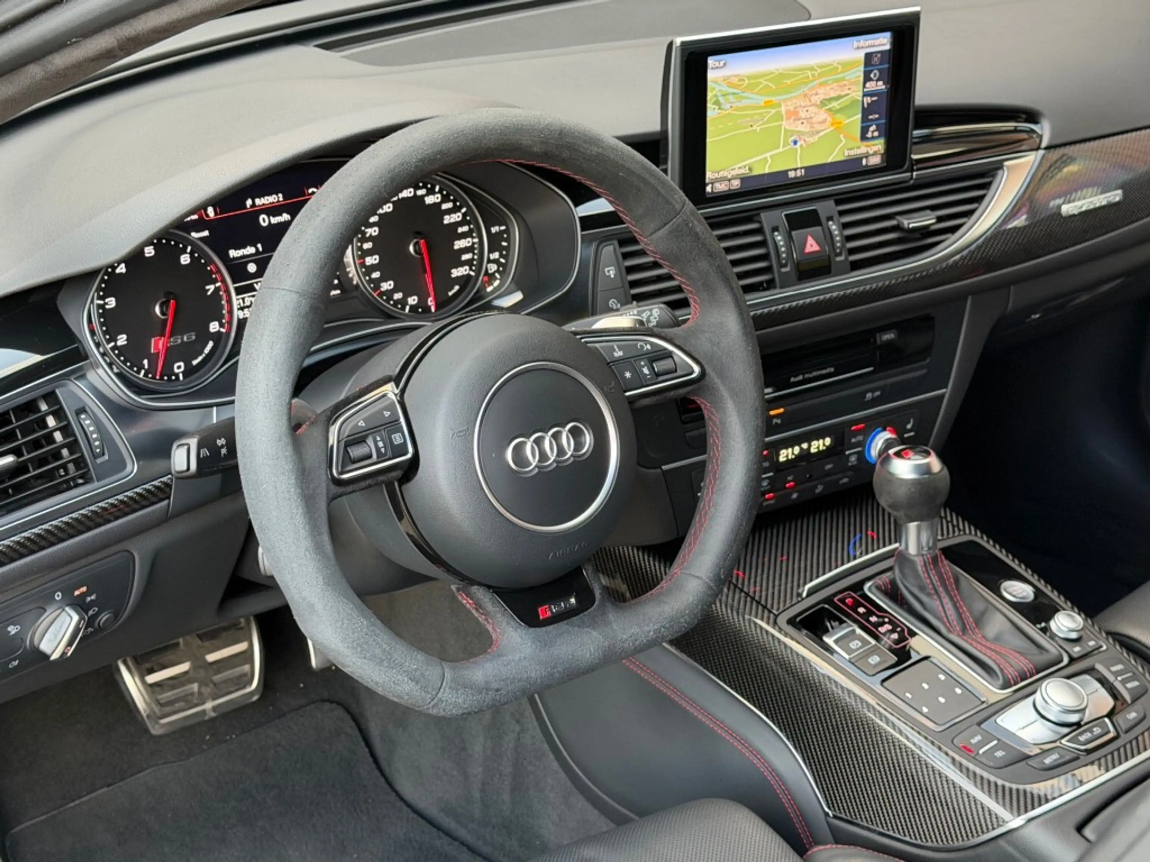 Audi RS6 4.0 V8 Audi Exclusive Luchtver. Carbon Alcantara — photo 13