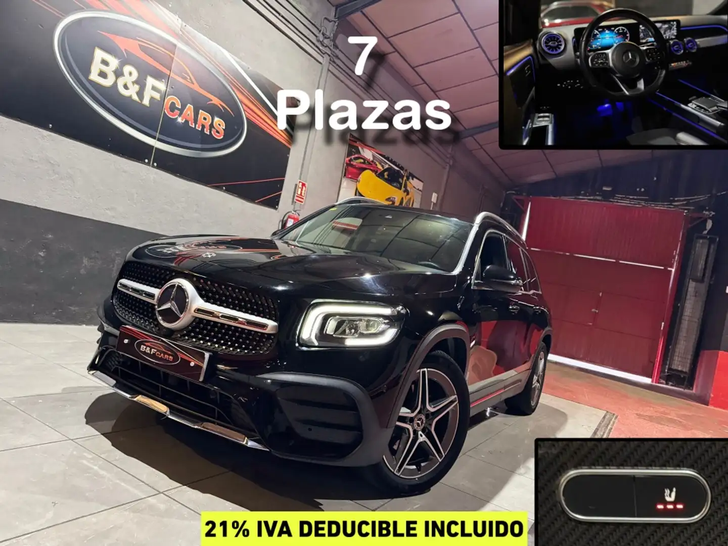 Mercedes-Benz GLB 200 200d 8G-DCT 7 plazas Negro - 1