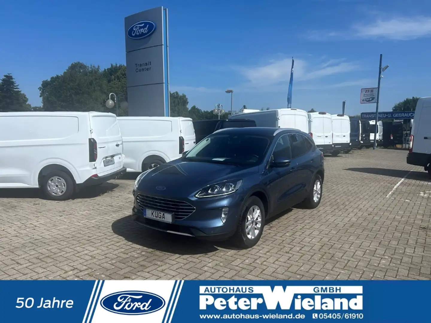 Ford Kuga Plug-In Hybrid Titanium X 2.5 Duratec -PHEV EU6d H Blau - 1