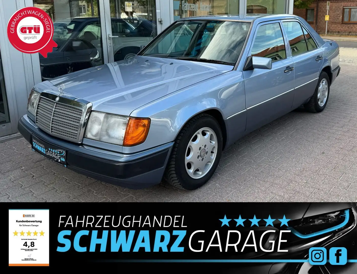Mercedes-Benz 230 E*RESTAURIERT*TOP*H-KENNZEICHEN* Blau - 1