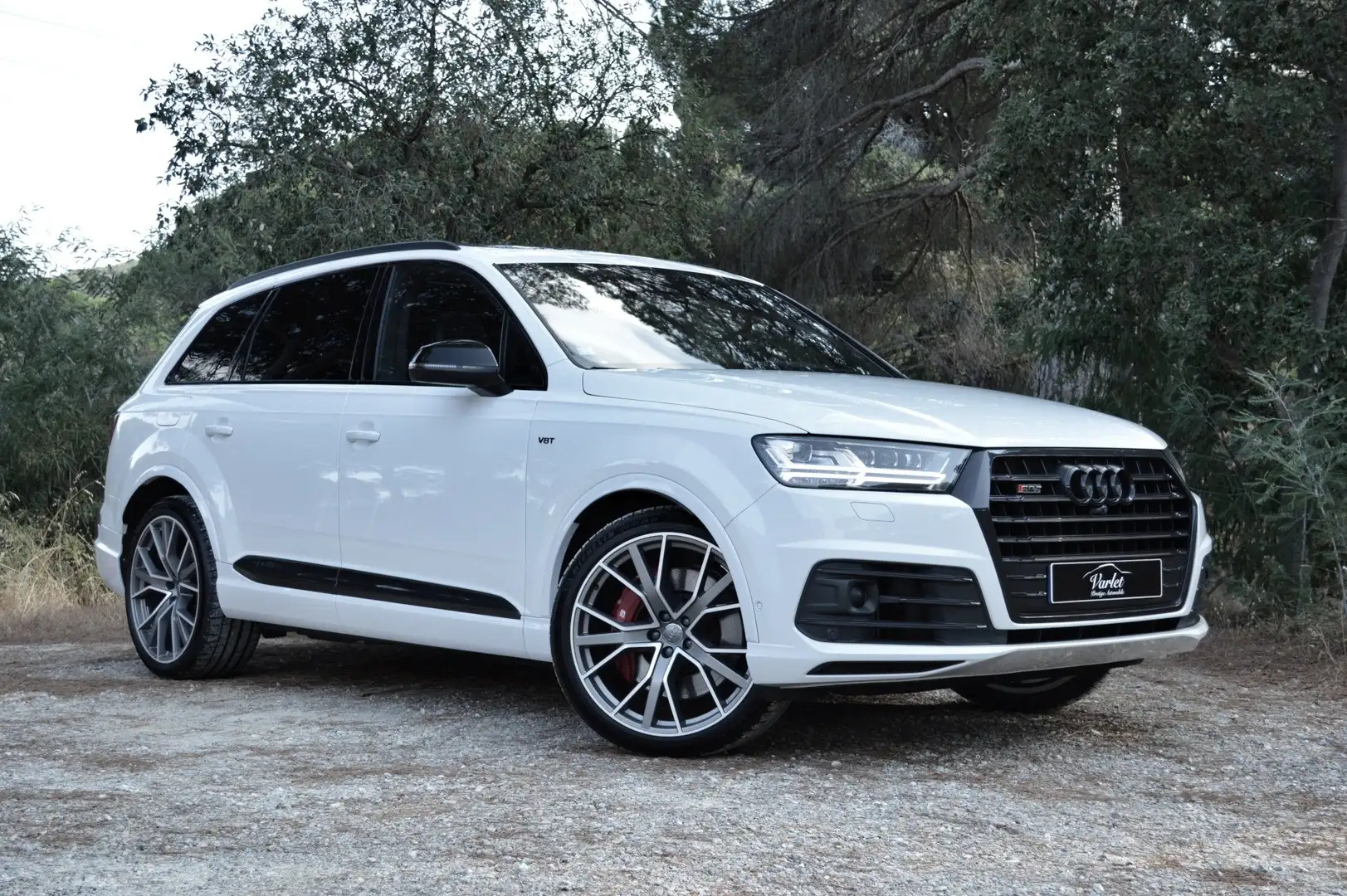Audi SQ7 V8 4.0 TDI 435PS Tiptro 8 Quattro 7pl FULL B&O 22 Blanco - 1