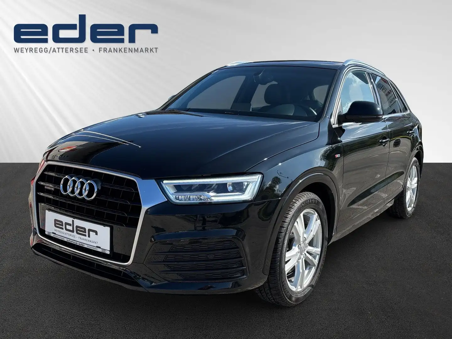 Audi Q3 2.0 TDI Sport quattro Schwarz - 1