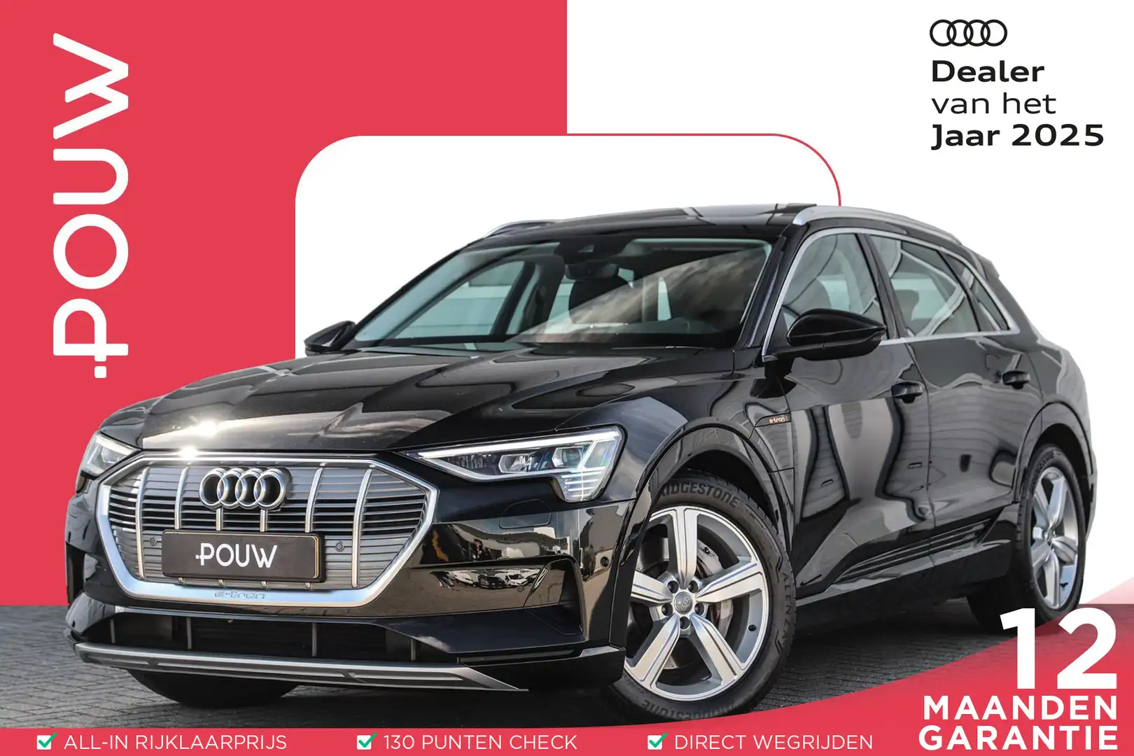 Audi e-tron 50 quattro 313pk Business Edition Plus 71 kWh | Pa Noir - 1