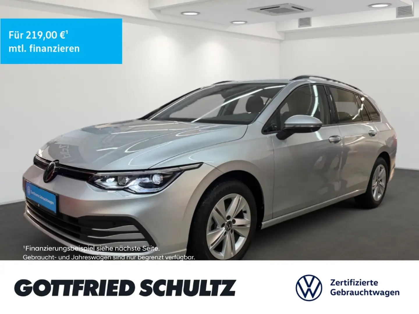 Volkswagen Golf 1.5eTSI DSG LED NAV SHZ EPH ACC Life Silber - 1