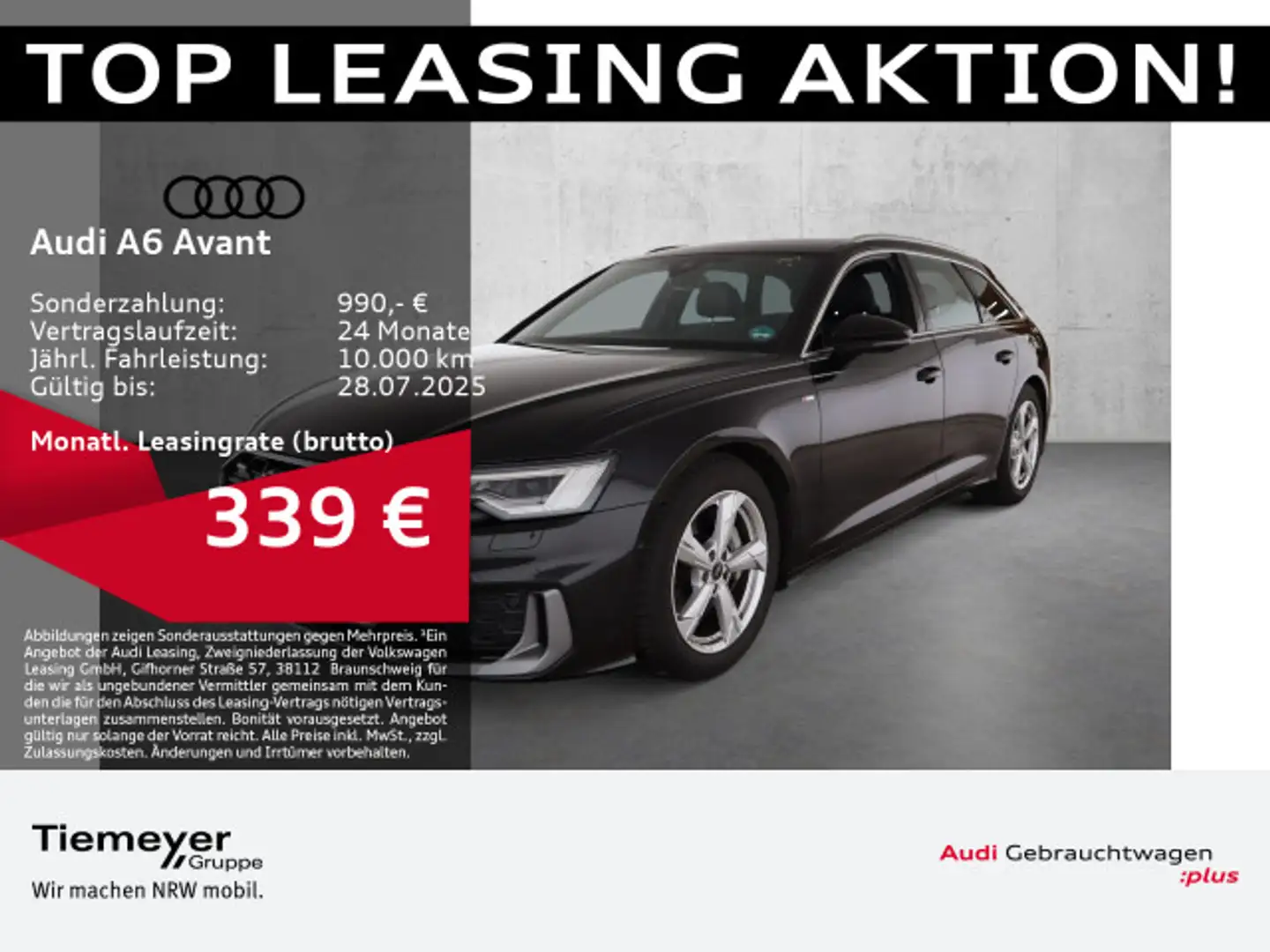 Audi A6 50 TDI Q S LINE PANO MEMORY MATRIX KAME Schwarz - 1