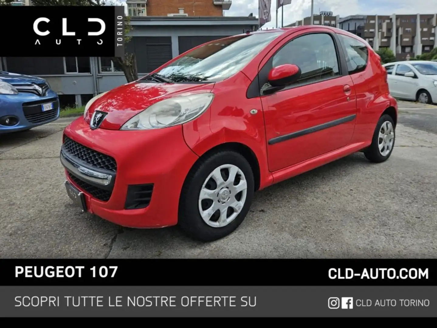 Peugeot 107 1.0 68CV 3p. Rosso - 1