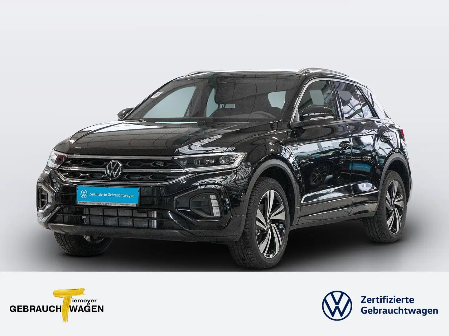 Volkswagen T-Roc 1.5 TSI DSG R-LINE LED+ KAMERA DAB+ LM18 Schwarz - 1