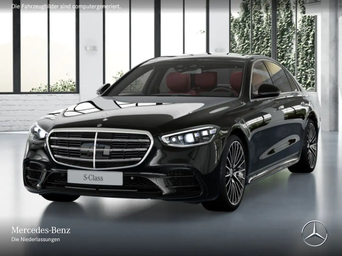 Mercedes-Benz S 450 4M AMG+NIGHT+PANO+360+DIGITAL-L+BURMESTER3D Schwarz - 2