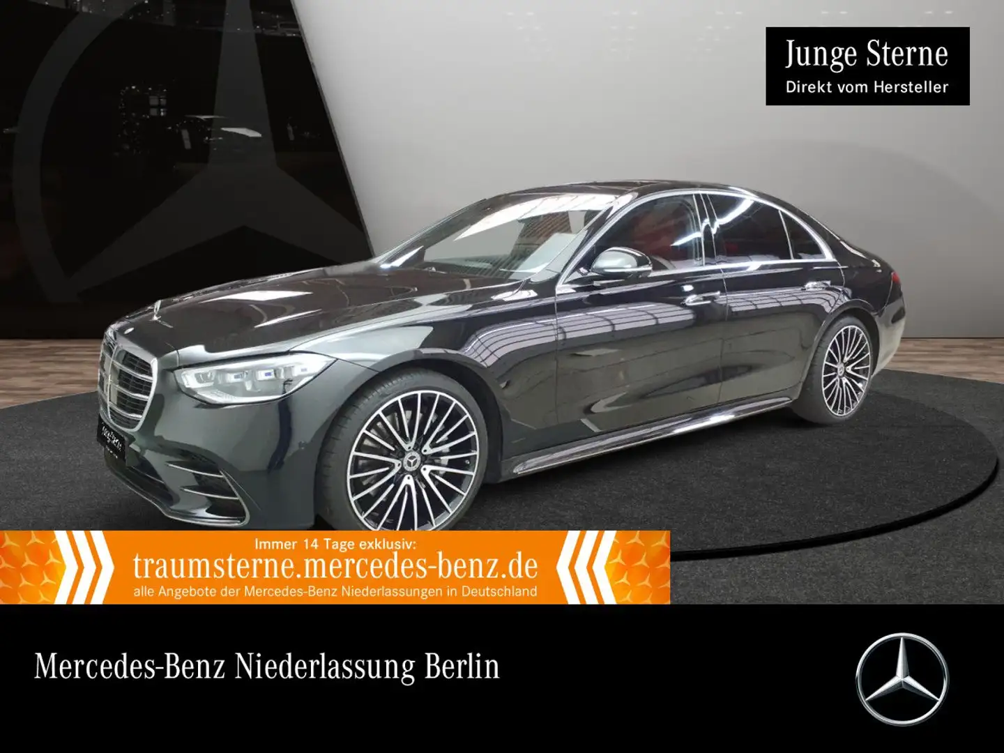 Mercedes-Benz S 450 4M AMG+NIGHT+PANO+360+DIGITAL-L+BURMESTER3D Noir - 1