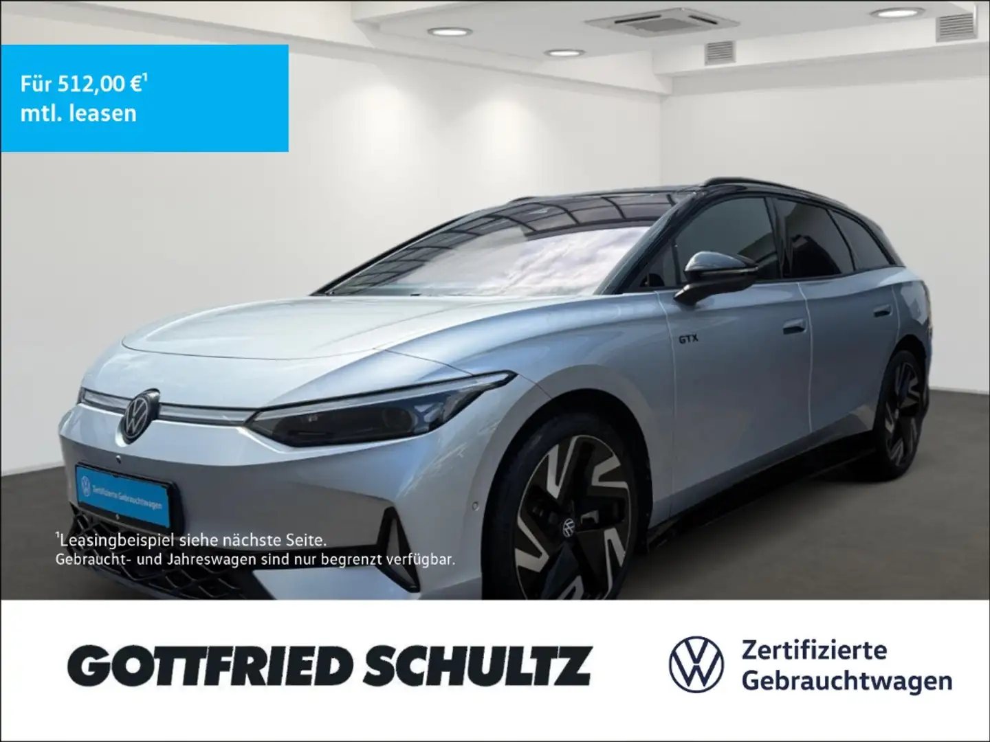 Volkswagen ID.7 GTX Tourer 4M PANO KAMERA AHK LED 250 kW (340 PS) Plateado - 1