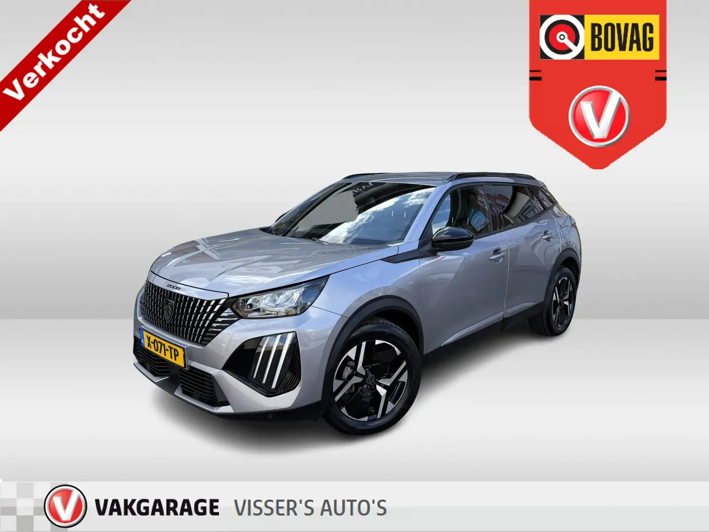 Peugeot 2008 1.2 PureTech 100 Allure | Apple Carplay/Android Au Grijs - 1
