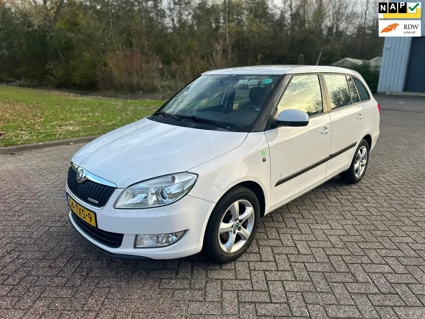 Skoda Fabia Combi 1.2 TDI Greenline/AIRCO/CRUISE/TREKHAAK Wit - 1