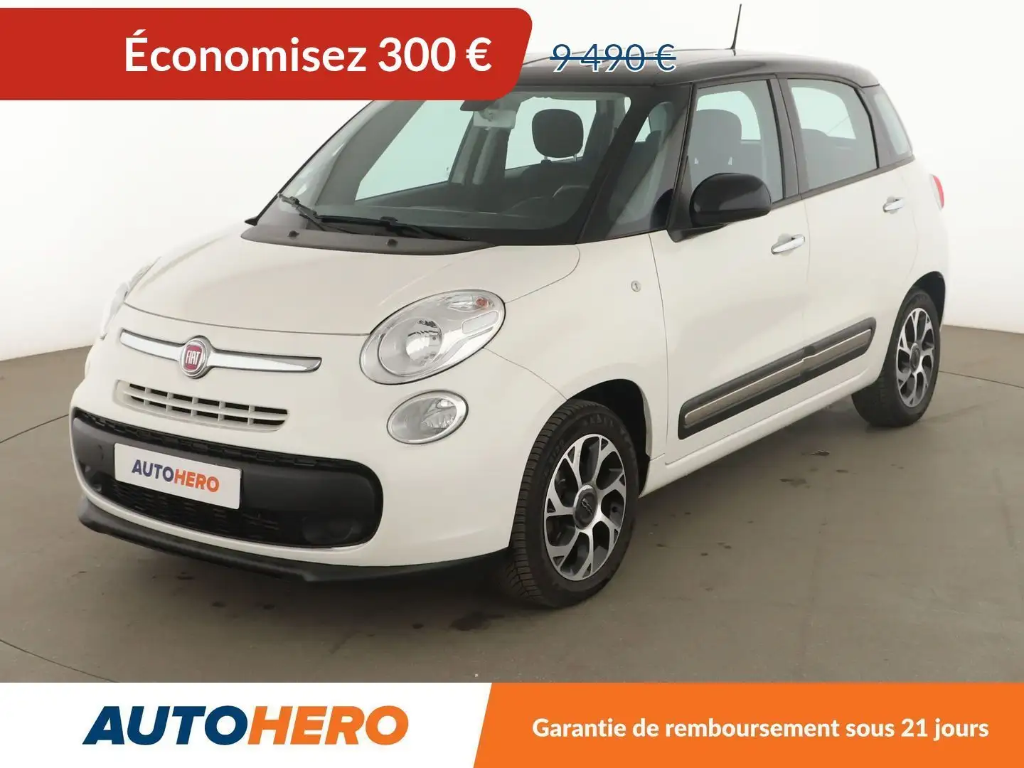 Fiat 500L 1.3 MultiJet Popstar Blanc - 1