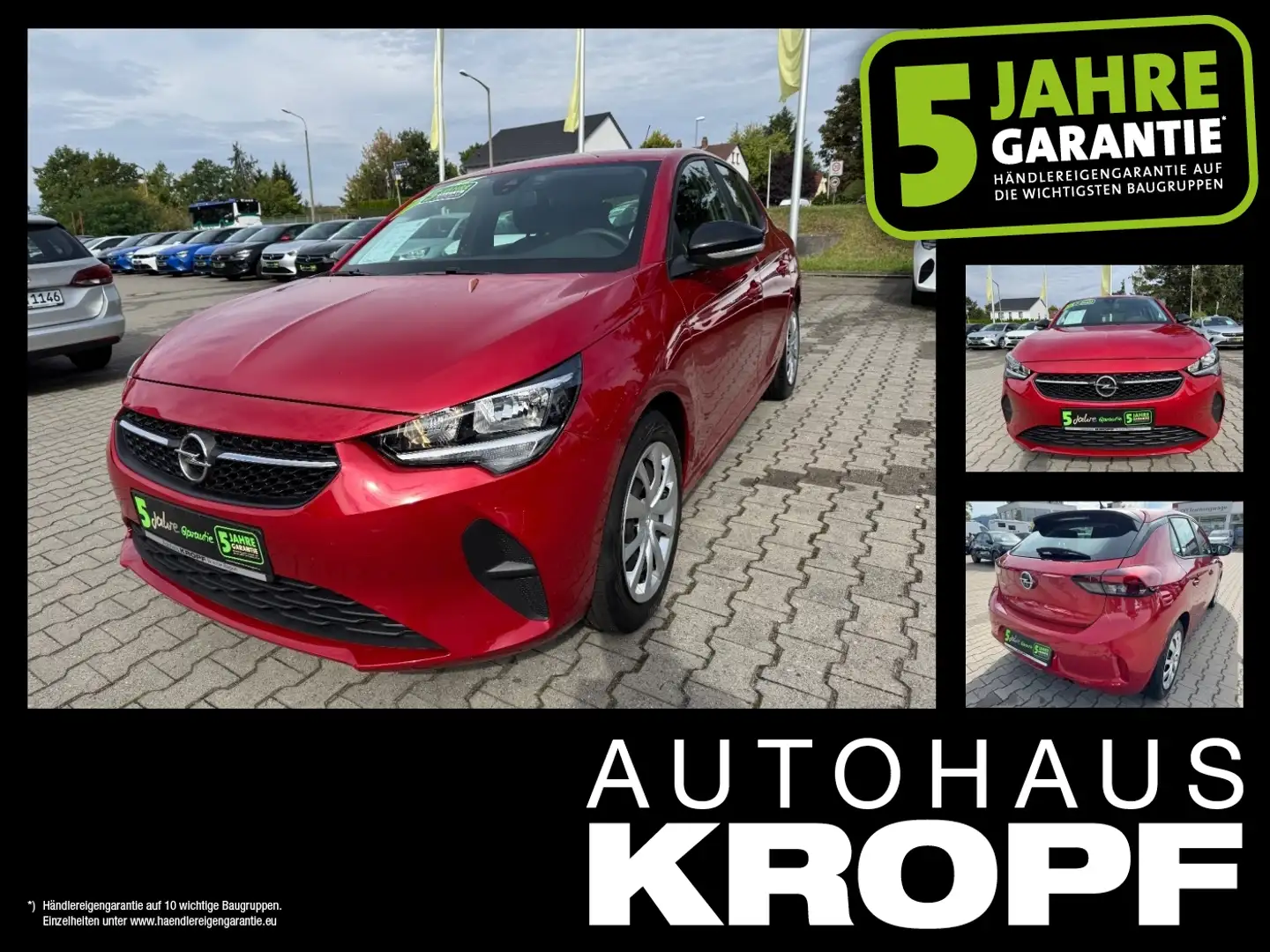 Opel Corsa F 1.2 Turbo Edition **SHZ+PDC+SpurH** Rouge - 1