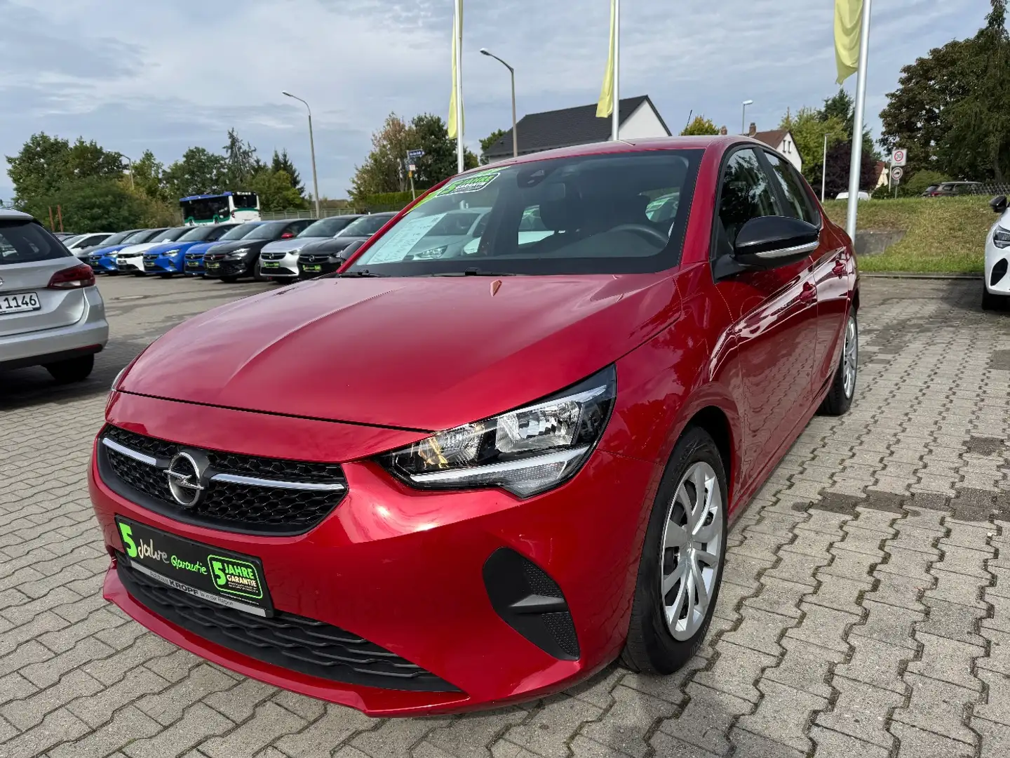 Opel Corsa F 1.2 Turbo Edition **SHZ+PDC+SpurH** Rouge - 2