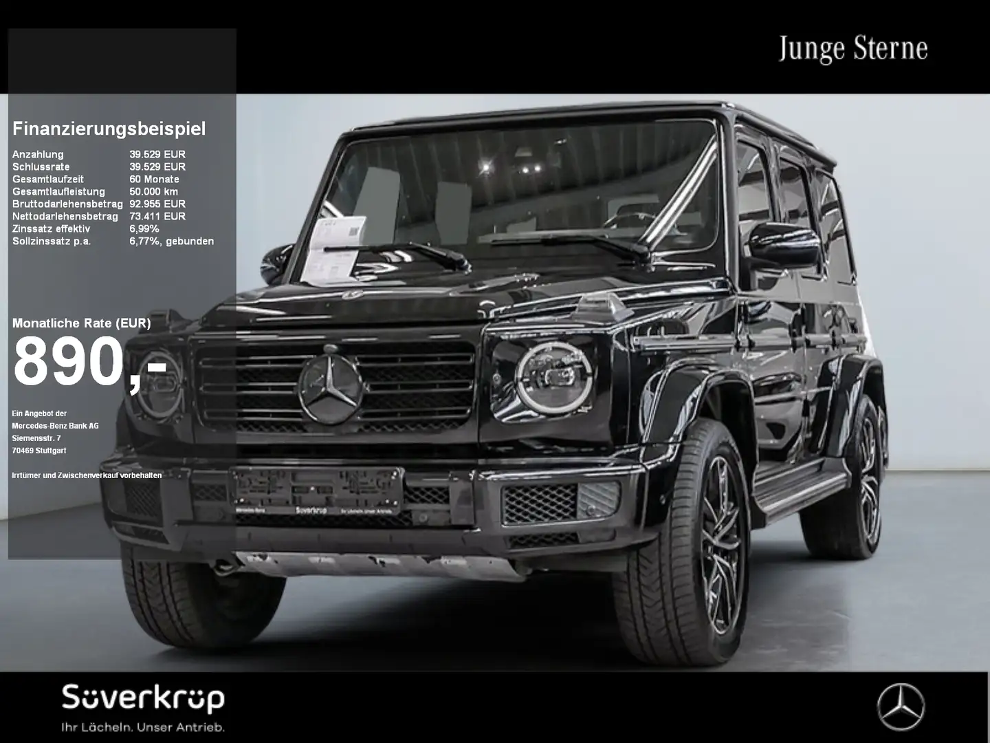Mercedes-Benz G 400 d BURM NIGHT AMG WIDE SPUR DISTR COMAND Schwarz - 1