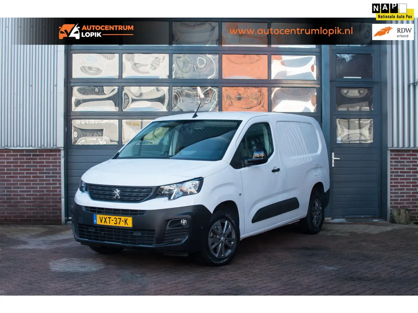 Peugeot Partner 1.5 BlueHDi 130 EAT8 S&S L2 3-Persoons*Automaat*Ca Weiß - 1