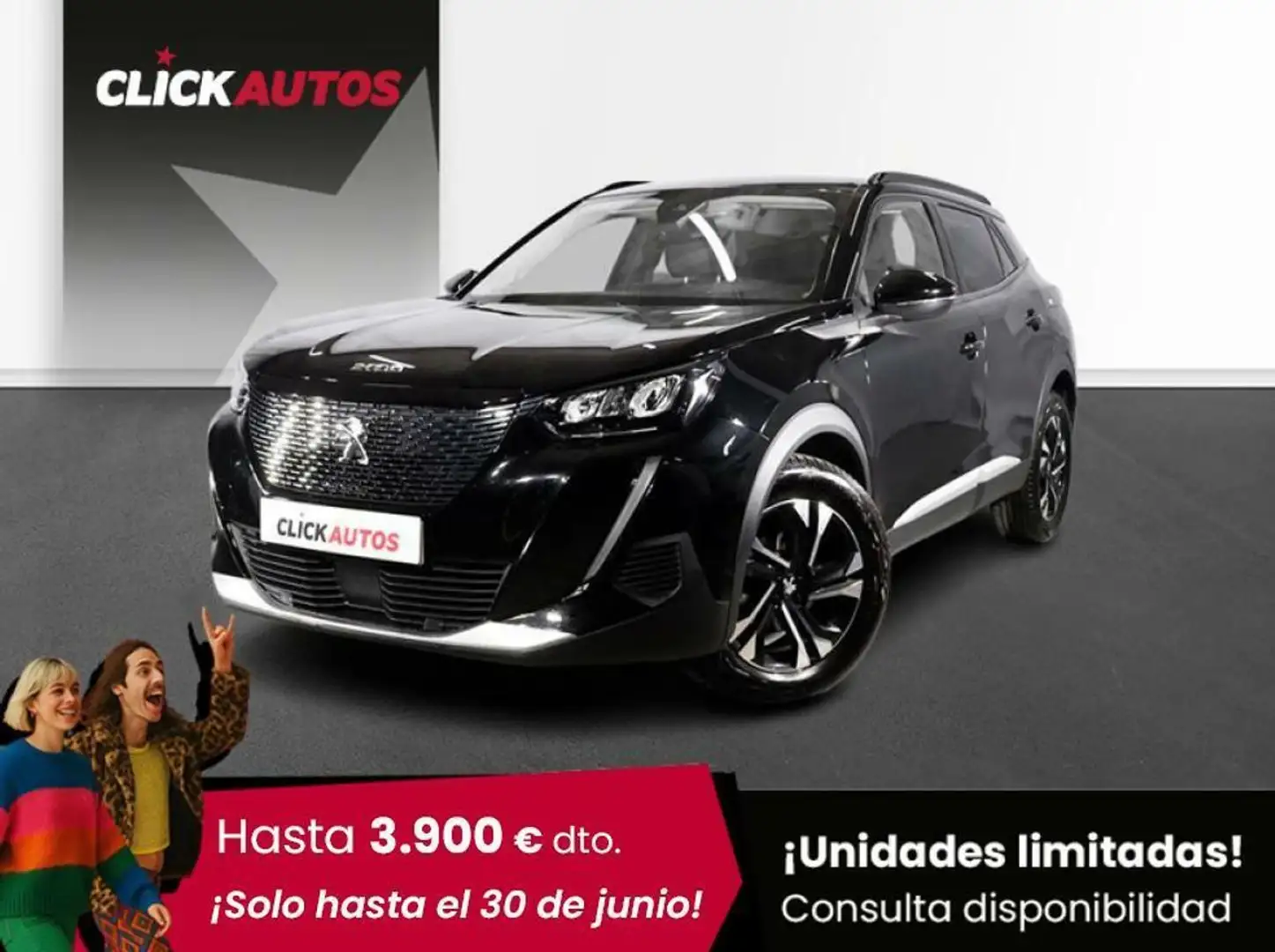 Peugeot 2008 1.2 PureTech S&S Allure Pack 100 Noir - 1