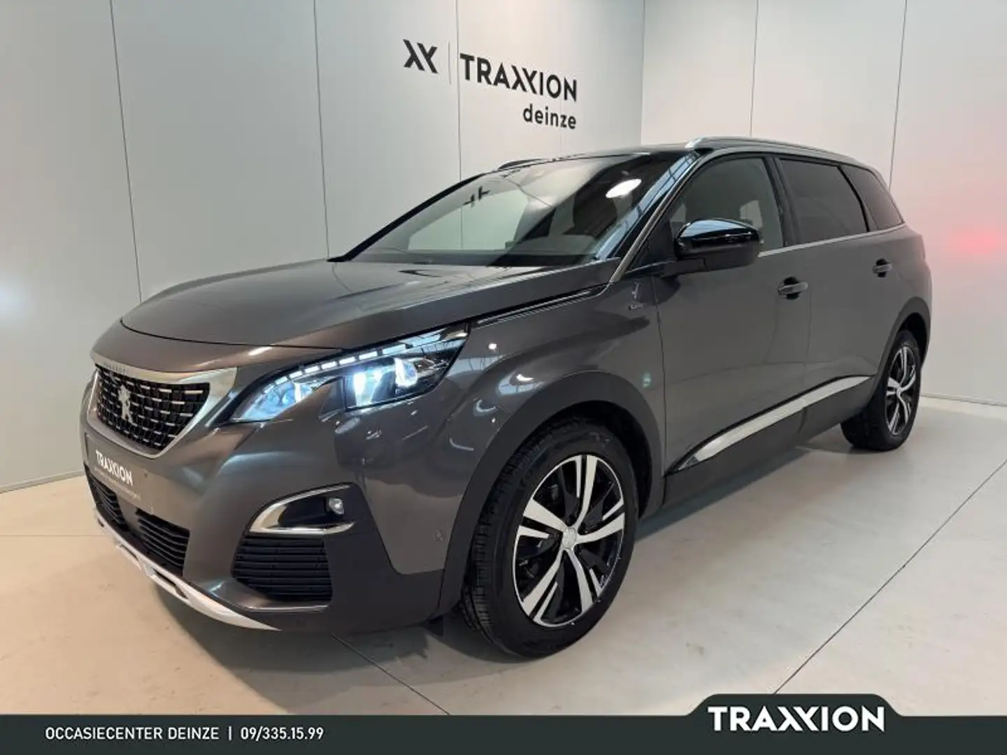 Peugeot 5008 1.2i GT-Line **5-ZIT!** LED|GPS|PDC|CAM.|CARPLAY|P Gris - 1