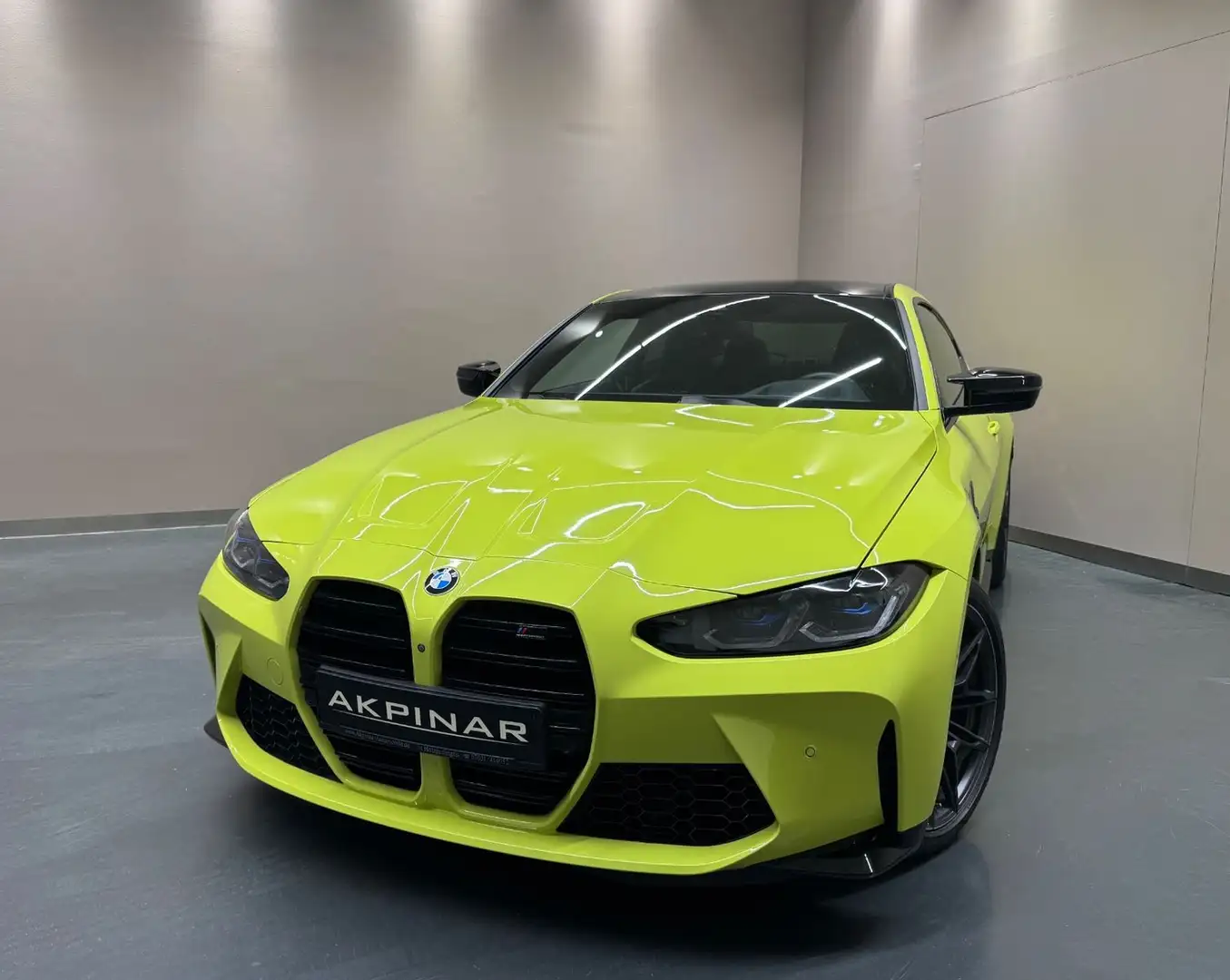 BMW M4 COMPETITON*SHADOW*HD-UP*M-PERFORMANCE SITZE* Gelb - 1