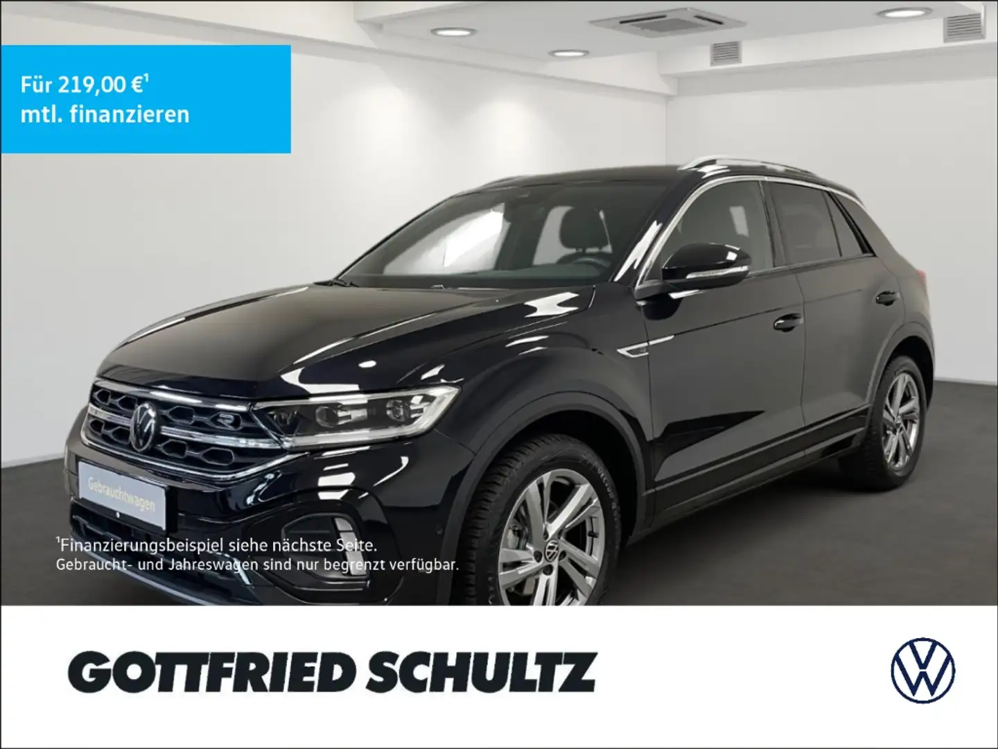 Volkswagen T-Roc 1.5 TSI DSG R-Line Rückfahrkamera Navigation Schwarz - 1